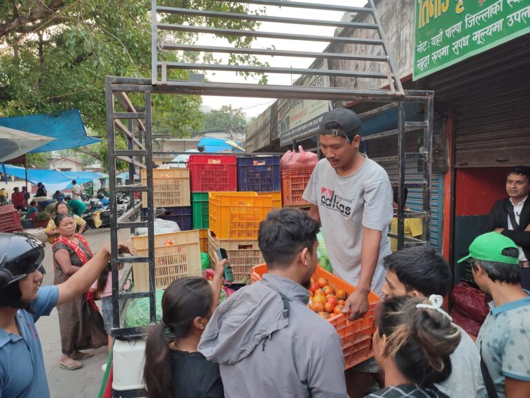 तिनाउँका किसानको उत्पादन सिधै हाटबजारसम्म