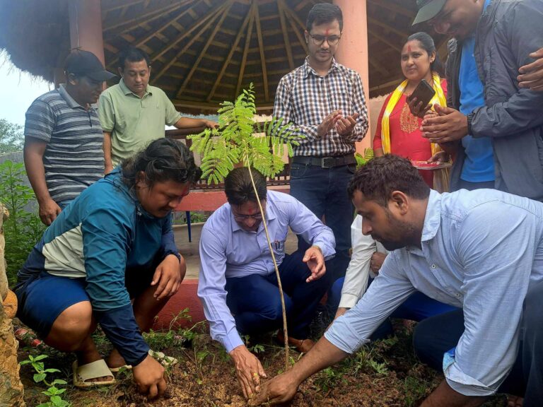 रामपुर नगरपालिका वडा नं. ६ को कालीआँप देखि गौरीघाटसम्मको सडक पुष्प मार्गको रुपमा विस्तर गरिँदै